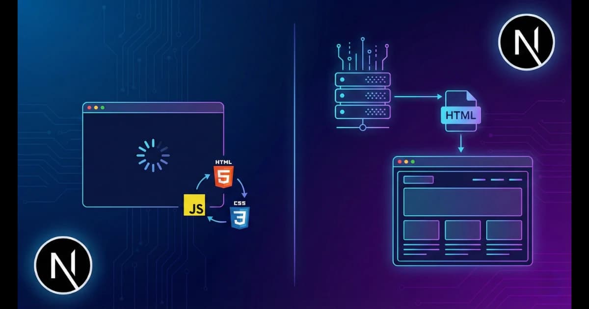 Client-Side vs Server-Side Rendering in Next.js: A Complete Guide for 2026